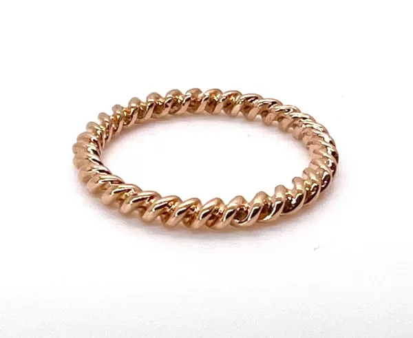 14 Karat Rose Gold Band