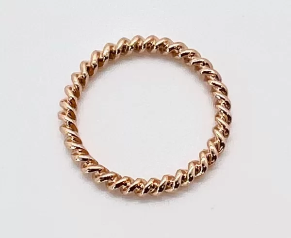 14 Karat Rose Gold Band