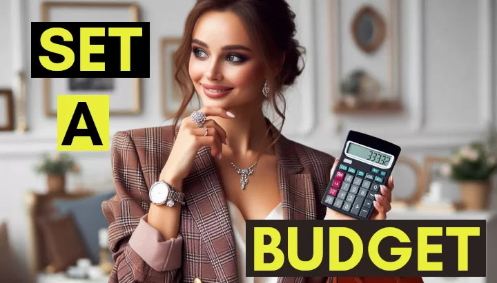 Buying jewelry with a budget plan