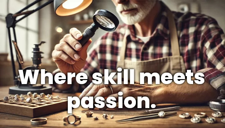 Jewelry Craftsmanship: Where skill meets passion.